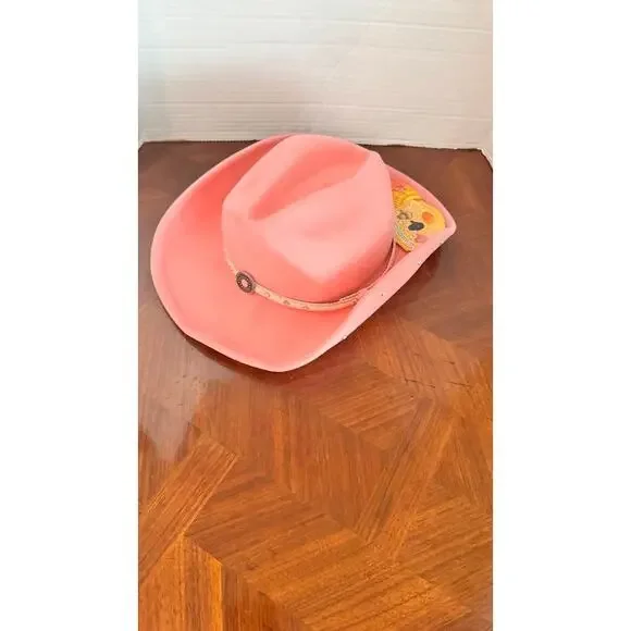 Bullhide Lil’ Pardner Pink Cowboy Hat Kids Youth NWT - Picture 10 of 14